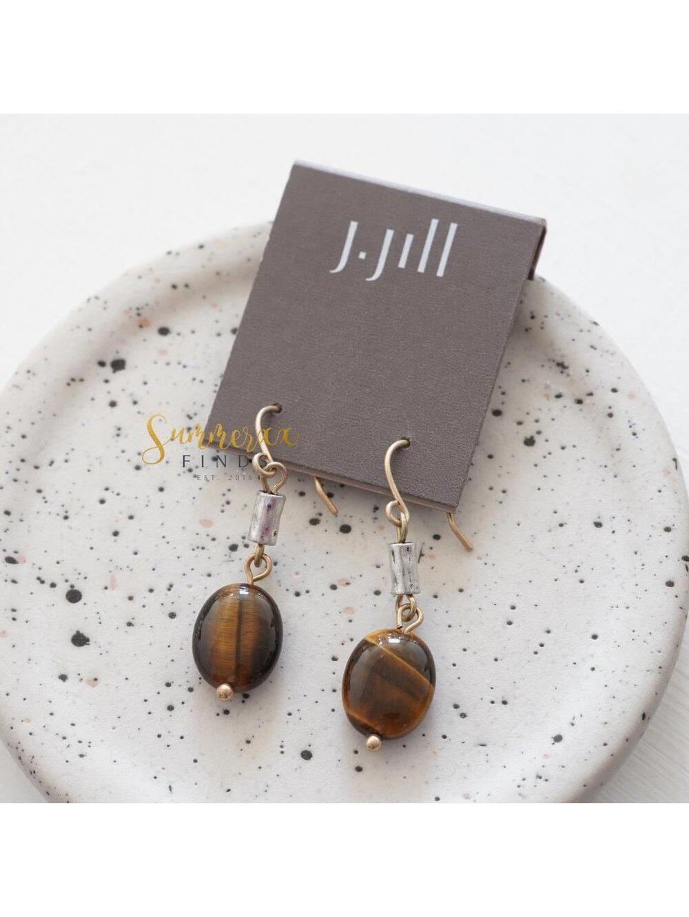 J.Jill Tigers Eye Drop Earrings